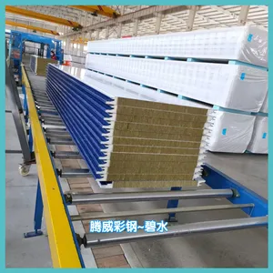 聚氨酯封边岩棉夹芯板 双面纯平外墙板 PIR封边夹芯板 可定制