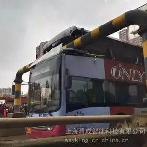 铁路限高铁跨公立交桥涵及限高防护架碰撞报警雷达摄像机报警装置