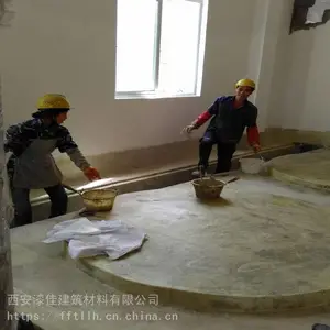 3mm厚软PVC板用沥青胶泥或胶粘贴 环氧玻璃钢防腐内衬 漆佳建筑