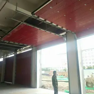 电动工业滑升门 厂房车间用提升门 不占用室内空间 运行平稳