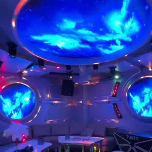 厂家定制KTV金属模块酒吧KTV包厢partyk风格不锈钢模块娱乐会所