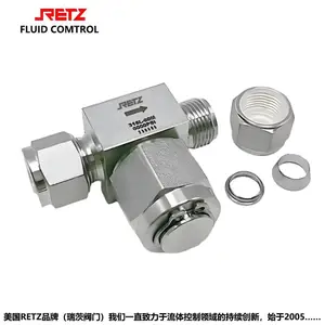 进口T型过滤器 卡套式滤阀品牌:美国RETZ(瑞茨)