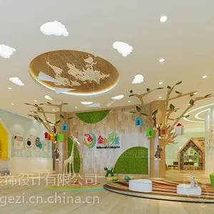 幼儿园墙面布置效果图具有特色的推荐北京金鸽子设计