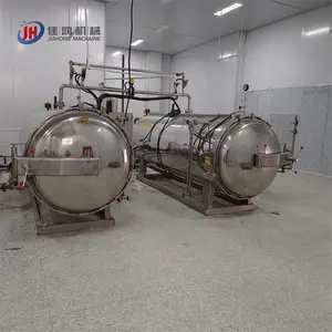 酱牛肉高温高压杀菌锅 熟食肉类水浴式杀菌釜