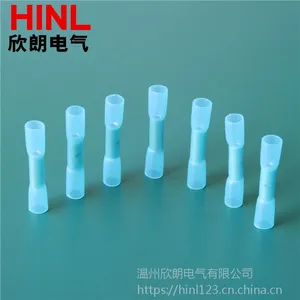 BHT2热缩防水中间端头 冷压接线端头BHT2.5防水铜连接管铜线耳