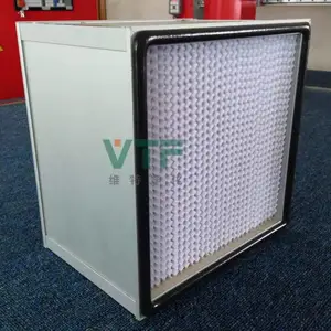 河北有隔板高效过滤器H13纸铝隔板无缝发泡胶密封中央空调出风口过滤器