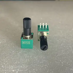 097双联电位器带支架六脚精密B10K电位器可调电位器 音量汽车音响