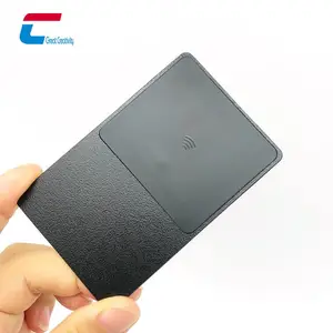 高端哑黑NFC卡 NTAG 216芯片复合卡不锈钢大凹槽 NFC金属名片卡