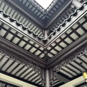 中式别墅古建四合院寺庙门窗定制厂家思卓鲁班