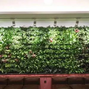 仿真花绿植墙朔石假山园林景观商场美陈阻燃仿真绿植室内仿真树水泥树水泥榕树