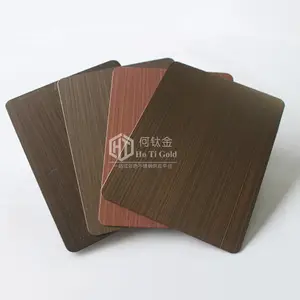手工拉丝发黑红古铜 304不锈钢偏黑镀铜板厂家***格