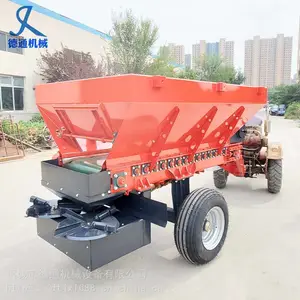 土壤改良大型撒肥机 有机肥撒施车