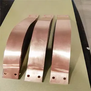 精准加工 汽车发动机转换铜连接片 电力 电池连接软铜排制作原理 来电咨询 议价