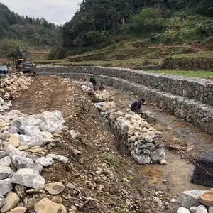 铁力市格宾网护岸堤坝,石笼网讲解生产厂家及公司