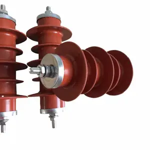 HY5WZ-17/45氧化锌避雷器硅胶外套氧化物避雷器