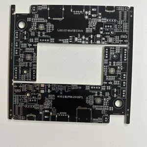 黑油白字无铅喷锡0.8板厚94V0阻燃板，绿油白字，红油白字都可定制生产沉铜双面板四层板