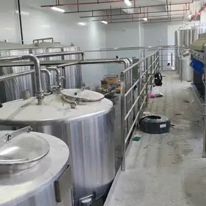 啤酒厂10吨大型自动化精酿啤酒设备供应商 自酿啤酒设备配置