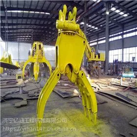 济宁厂家定制各种型号抓钢机 装卸抓铁器 夹石器
