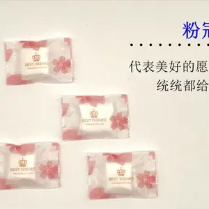小包装可降解手套 小龙虾食品级餐饮创意独立包装塑料手套定制