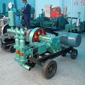 双缸双液砂浆泵可调电动活塞式灌浆泵地基加固BW70-8注浆机