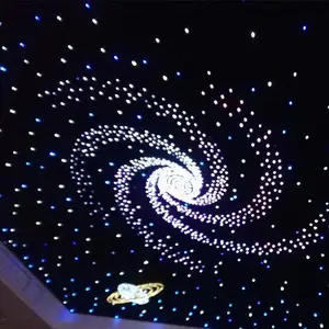 满天星星空顶光纤灯天花板清吧模块影音室客厅酒吧光纤灯工程0.75mm光纤