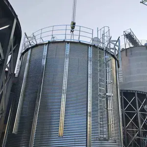 生产厂家粮食钢板仓 塔式烘干系统 衡水丰德鑫正粮食钢板仓
