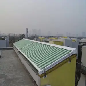 张家口定做遮阳棚阳光房顶户外电动遮阳隔热天幕棚室内遮阳天棚帘定做