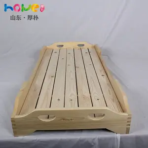 幼儿园家具 山东厚朴幼儿园儿童午睡榫卯重叠床现代简约可定制