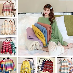 贵阳服装批发工厂低价批发女式毛衣秋冬杂款毛衣打底衫便宜毛衣批发
