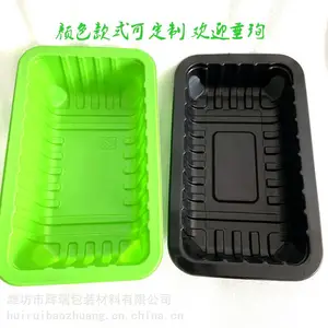 厂家生产鲜香辣麻鸭货塑料盒可封膜可微波炉可低温保鲜可刻印logo