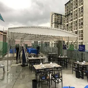 福州本地定制推拉雨棚 推拉帐篷 电动遮阳蓬 悬空电动雨棚 可用15年