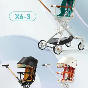 playkids遛娃神器上新新配色x6-3可坐可躺