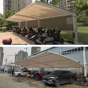 清 远佛 冈ZKFG-07太阳能充电桩停车棚钢结构车棚光伏
