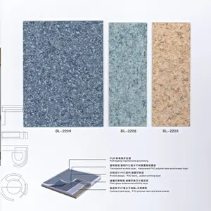 艾宝龙品牌pvc卷材地胶地板胶丽宝系列2号多层复合卷材公共设施办公室学校项目施工安装
