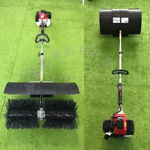 人造草坪清扫机 梳理草坪工具 二冲程手提式汽油梳草机草坪清理机