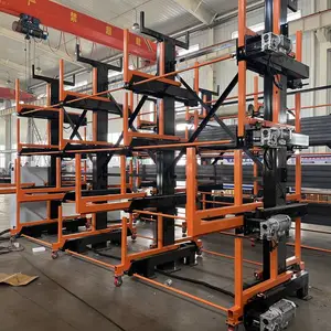 伸缩悬臂架管材板材长条形铝材置物架自动化仓储重型仓库货架