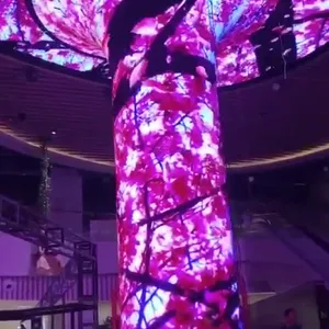 户内外P3全彩LED树形屏、LED柱子屏、LED扇形屏、LED大树屏大元创意
