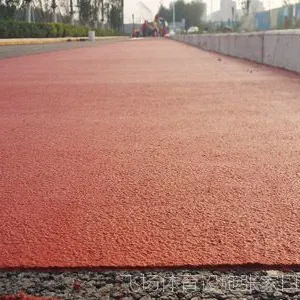 专业供应北京沥路力材料施工一体化陶瓷颗粒防滑路面