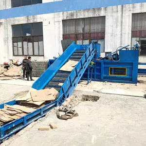 潍坊 废纸打包机厂 塑料秸秆卧式液压打包机型号参数