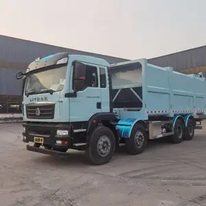 供应东风鑫达压缩式对接垃圾车 重汽汕德卡8×4