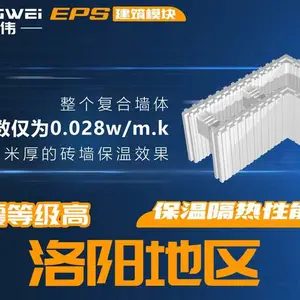 洛阳地区英伟模块建房代理***EPS泡沫建筑模块墙体空腔模块盖房子
