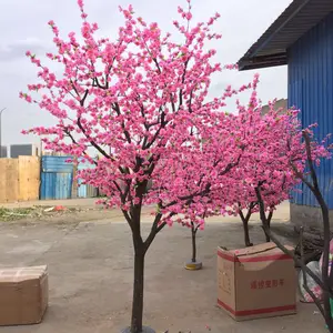 供应永川新年桃树 荣昌假桃树生产 铜梁合川假桃花制作 重庆万州假树生产 石柱仿真桃树