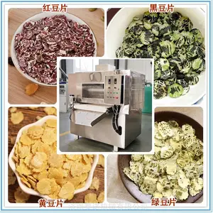 泰诺红豆片生产设备 豌豆红豆压片通用型压片机 薄片厚片自动动调节对辊间距