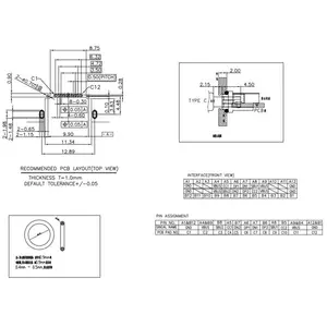 16PIN ��ˮTYPE Cĸ�� ,����1.65mm����ˮ�ȼ�IPX8�����ˮȦ