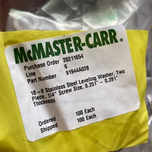 优势供应 MCMASTER-CARR 垫圈 91944A028