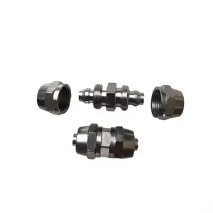 宇成矿用束管接头RHX-14型 8mm10mm12mm束管用接头 铜镀镍材质