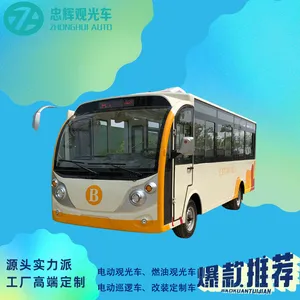 四川青海西藏燃油观光车 电动观光车旅游观光巴士小公交 工厂定制
