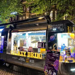 山东临沂多功能小吃车移动咖啡车商业街店铺