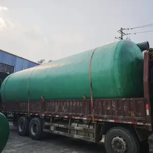 市政建设工程市政污水管网专用玻璃钢化粪池隔油池1-100立方