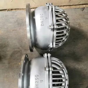 水泵吸水口用铸铁底阀H42X 恒佳阀门 升降式法兰止回阀 莲蓬头